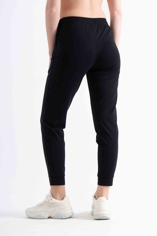 KNIT TRACK PANTS