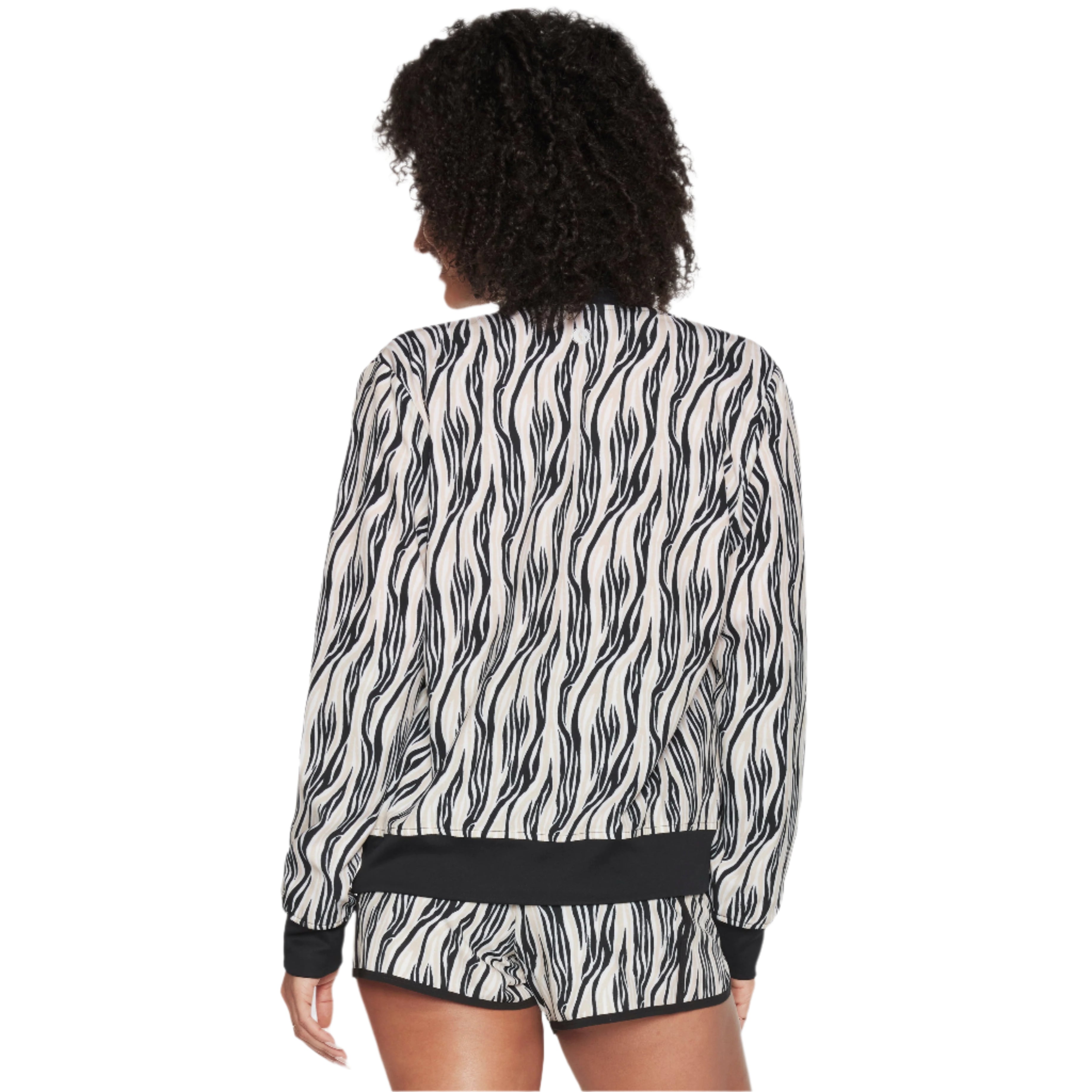DVF MOVINF ZEBRA REVERSIBLE BOMBER