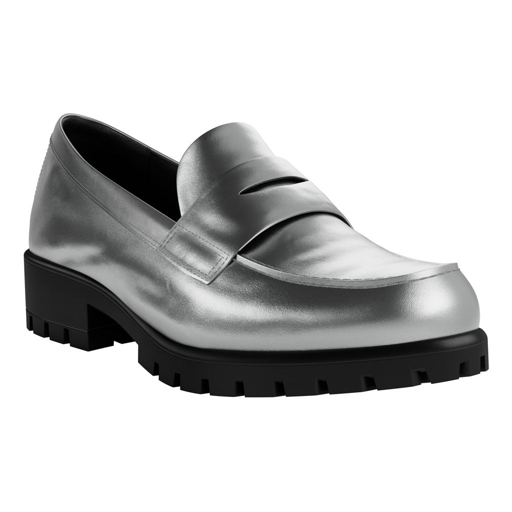 ECCO MODTRAY W LOAFER PURE SILVER