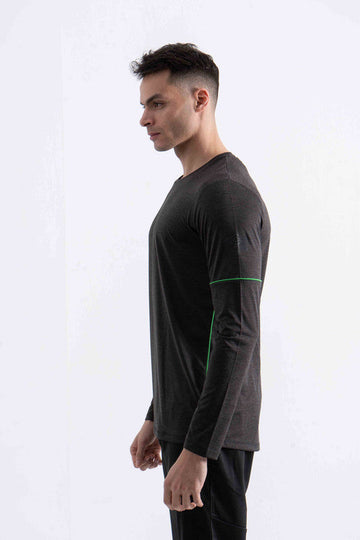 PRO TRAINING LS MARL POLY TEE