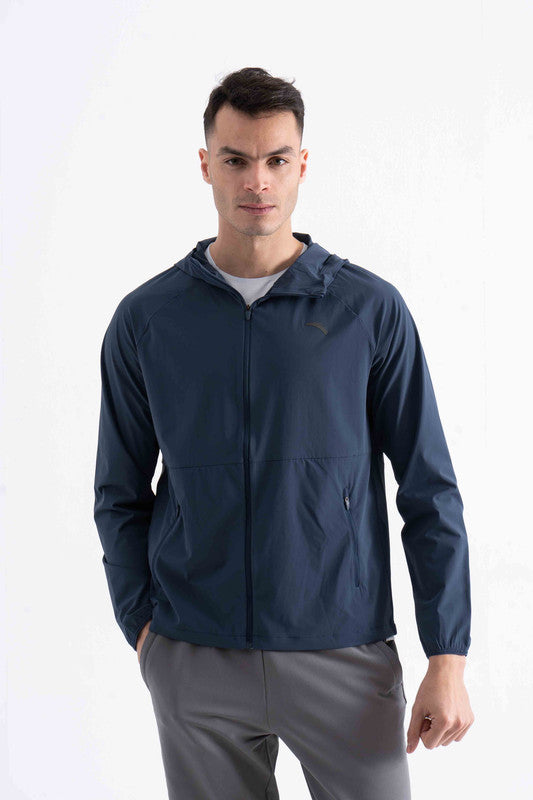 WOVEN TRACK TOP