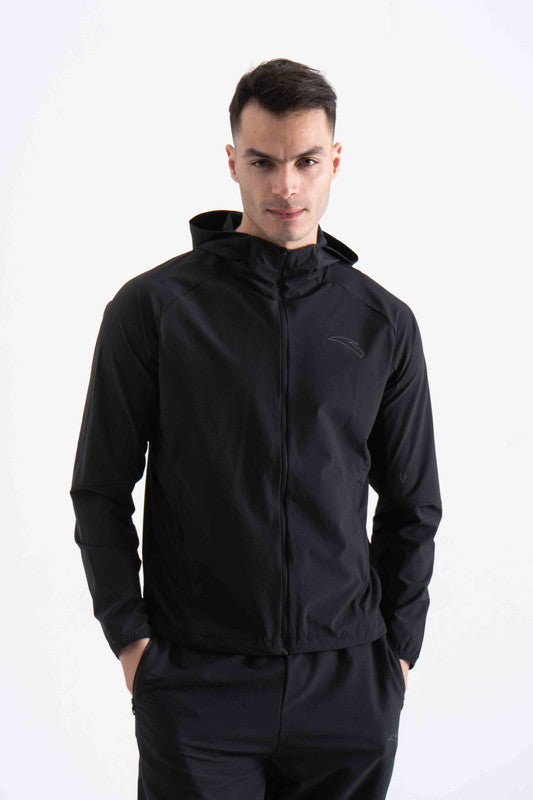 WOVEN TRACK TOP