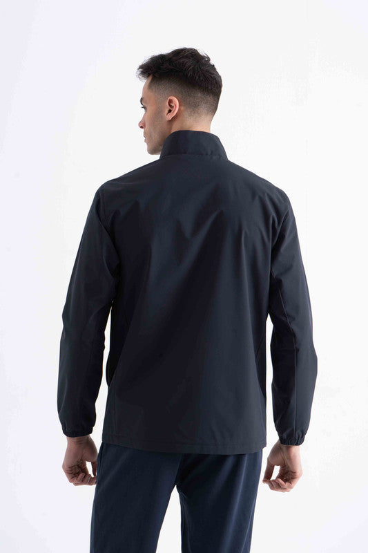 WOVEN TRACK TOP