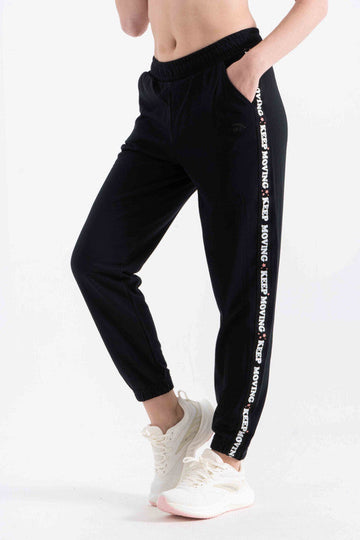 KNIT TRACK PANTS