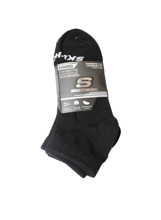 3PK UNISEX NON TERRY QTR CREW - FLAT KNIT