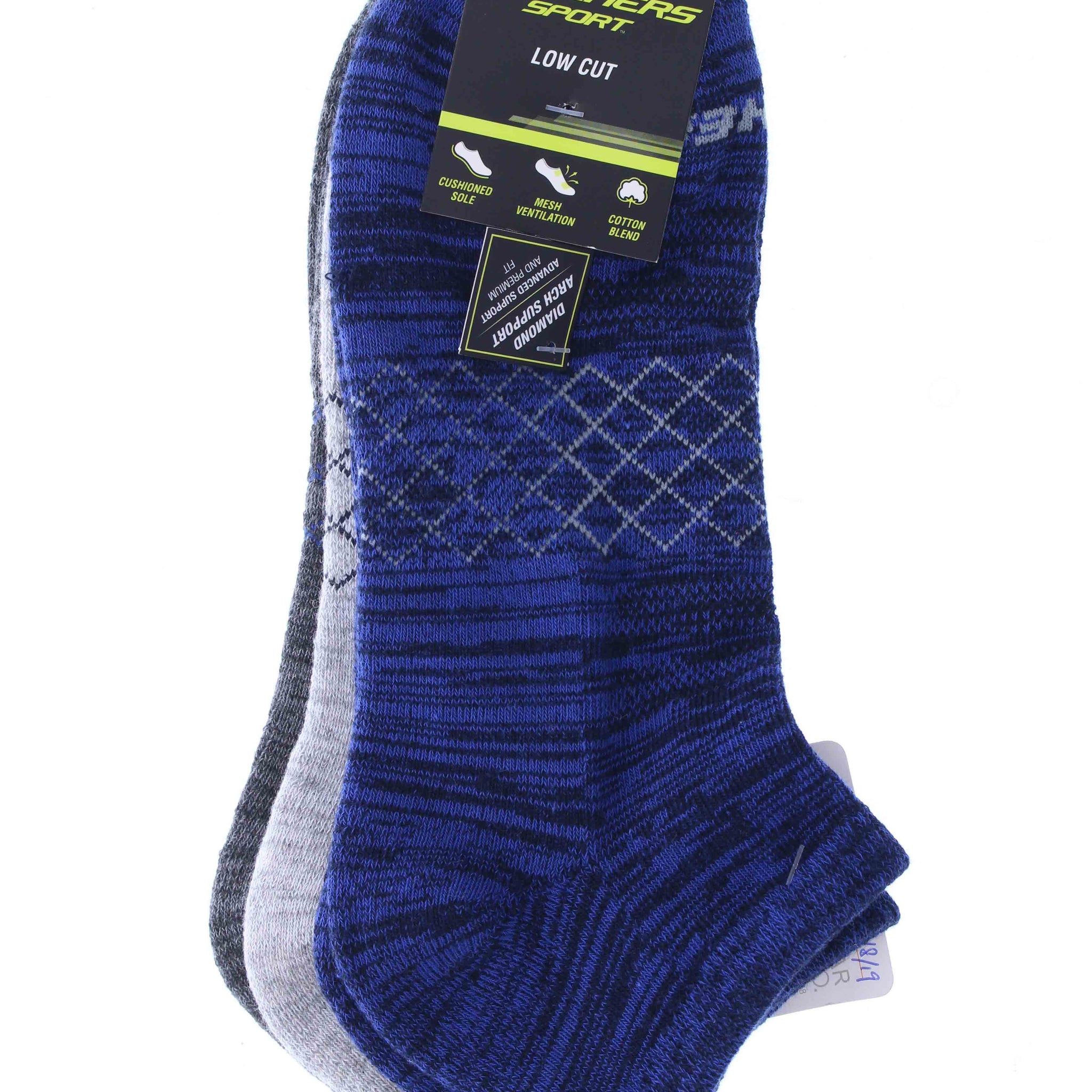 3PK MEN 1/2 TERRY LOW CUT