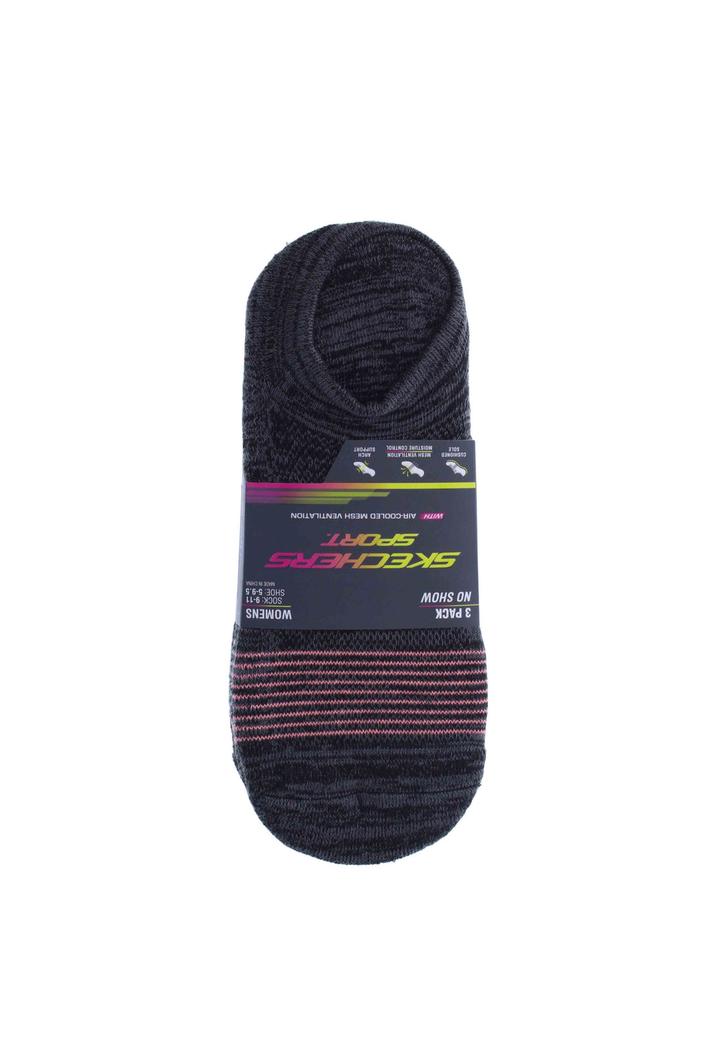 3PK WOMENS 1/2 TERRY SUPER NO SHOW