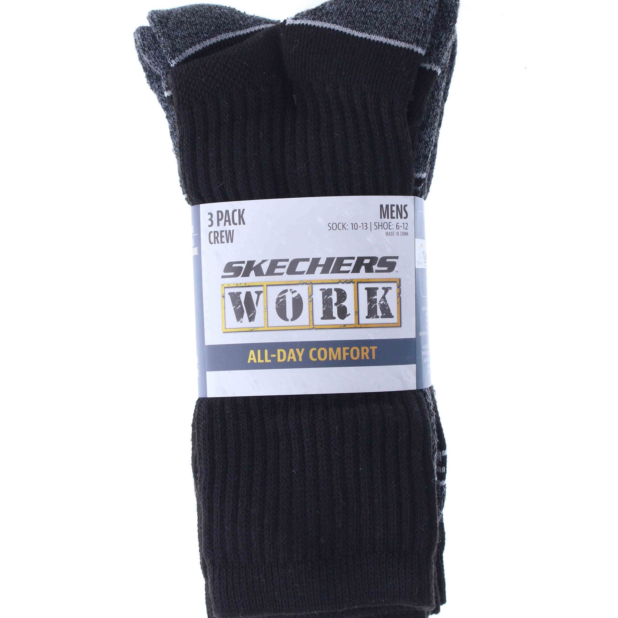 3PK MENS EXTENDED TERRY WORK CREW