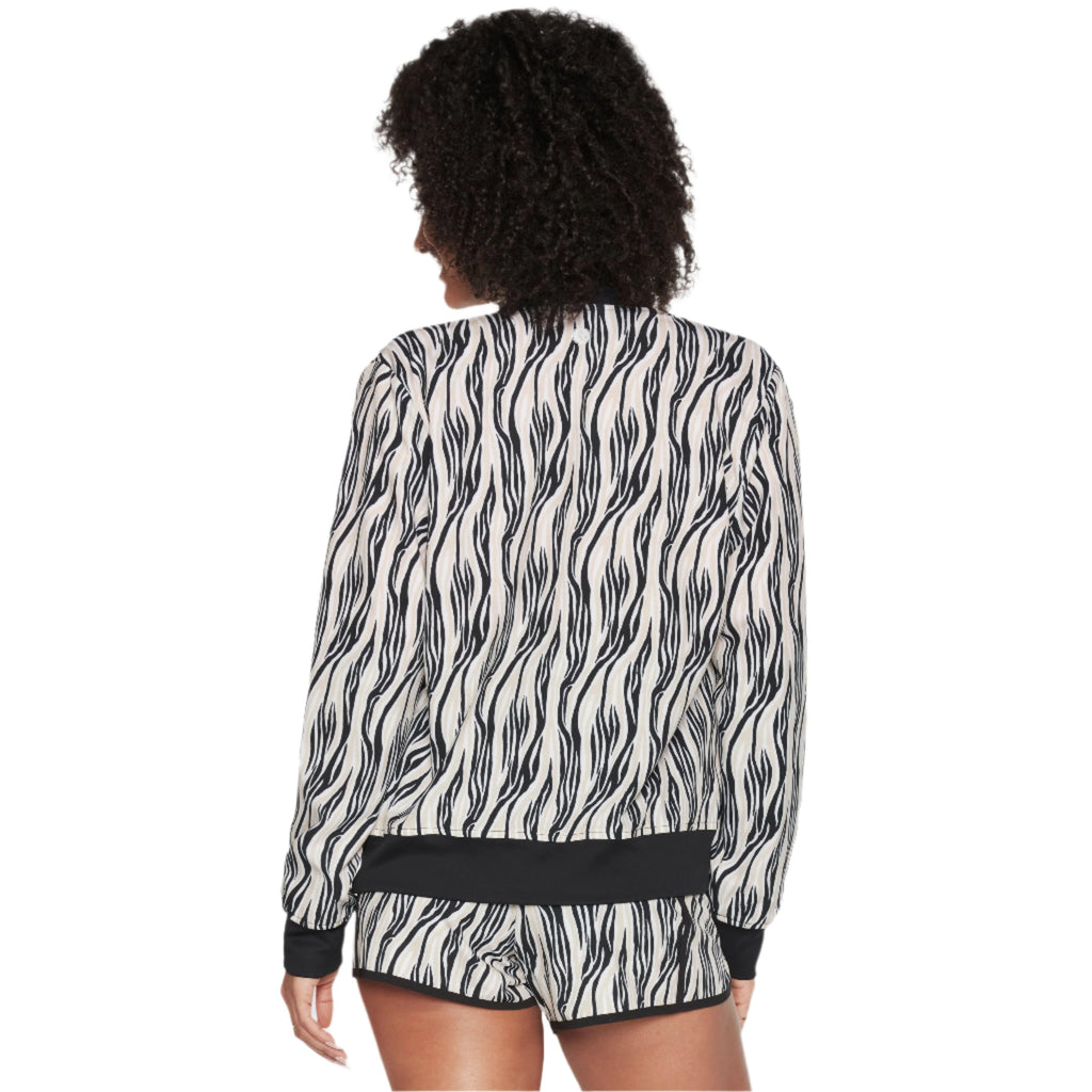 DVF MOVINF ZEBRA REVERSIBLE BOMBER